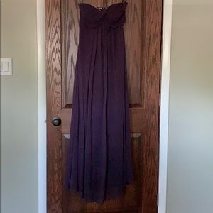 Purple formal dress